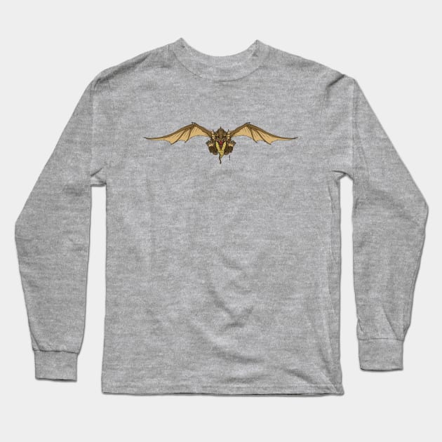 Ravaging Dragoness Long Sleeve T-Shirt by AzureLionProductions